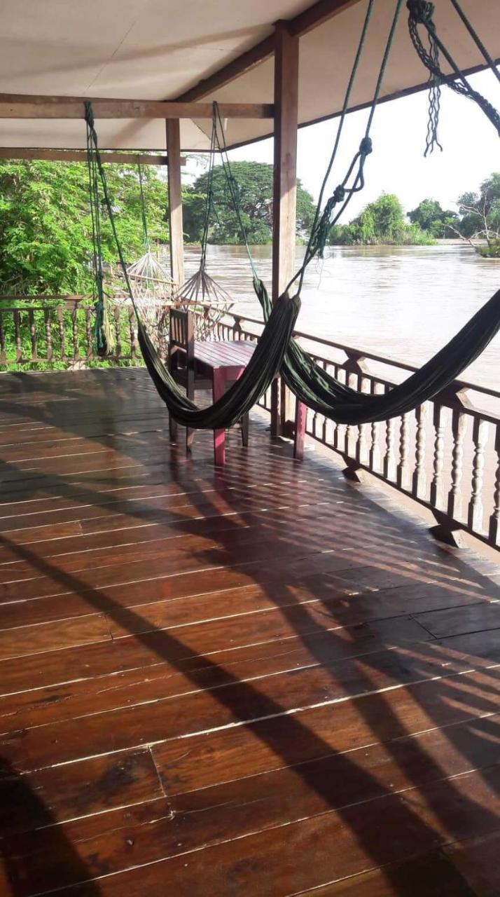 Riverside Bungalow Hotel Ban Dondét Exterior foto